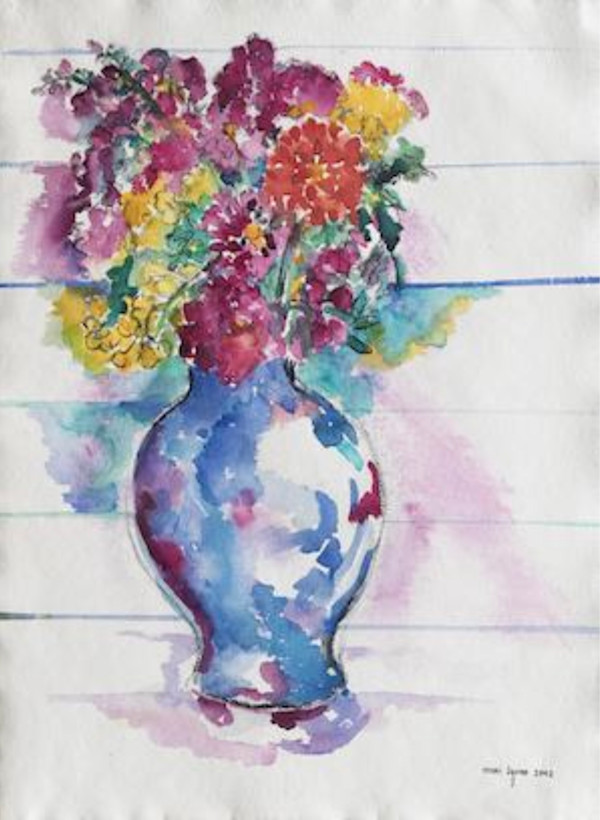Flowers with Stripes by Mari Lyons, Image 1.