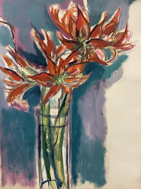 Sunflowers in Vase by Mari Lyons, Image 1.