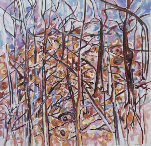 73. Hillside Pink Coral by Mari Lyons