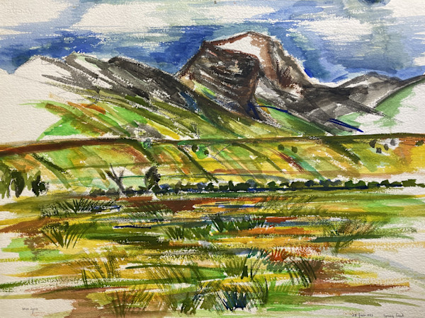 Spring Creek Grasses by Mari Lyons