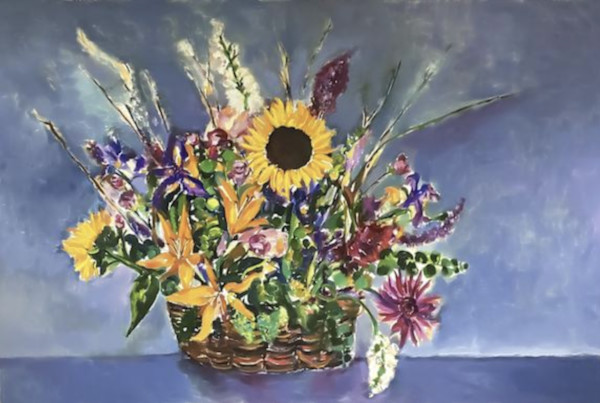 Bouquet in Basket by Mari Lyons, Image 1.