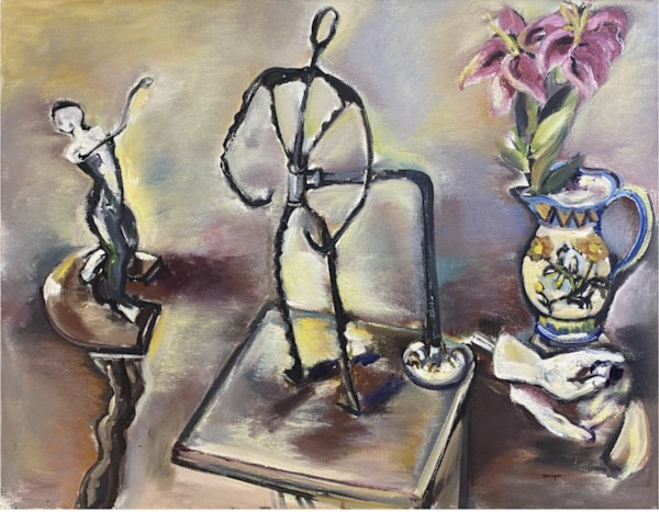 89. Wireman with Lily by Mari Lyons
