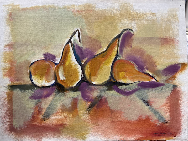 Pears in Purple by Mari Lyons, Image 1.