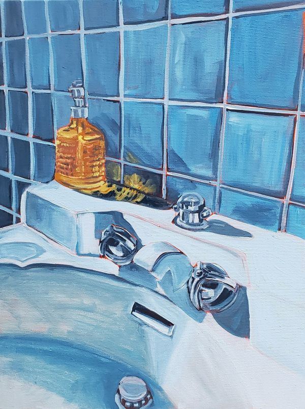 Blue Bathroom by Tabitha Stone