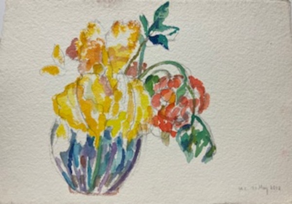 Bouquet Watercolor by Mari Lyons