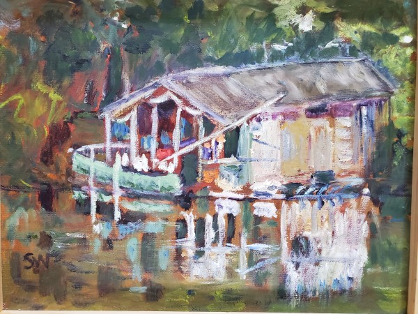 Green Boat in Henderson by Sue Wang