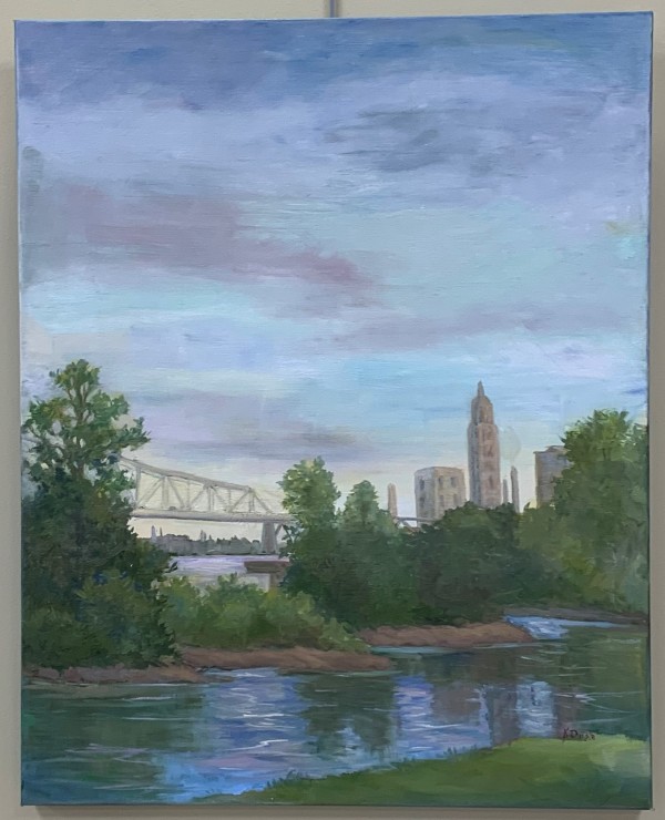 View From The Levee by Kathy Daigle