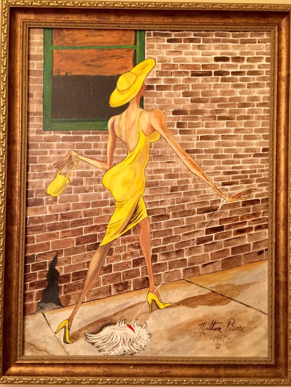 Lady in Yellow by Milton Pierre