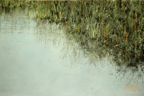 Still Pond by Abdul Khaliq Ansari