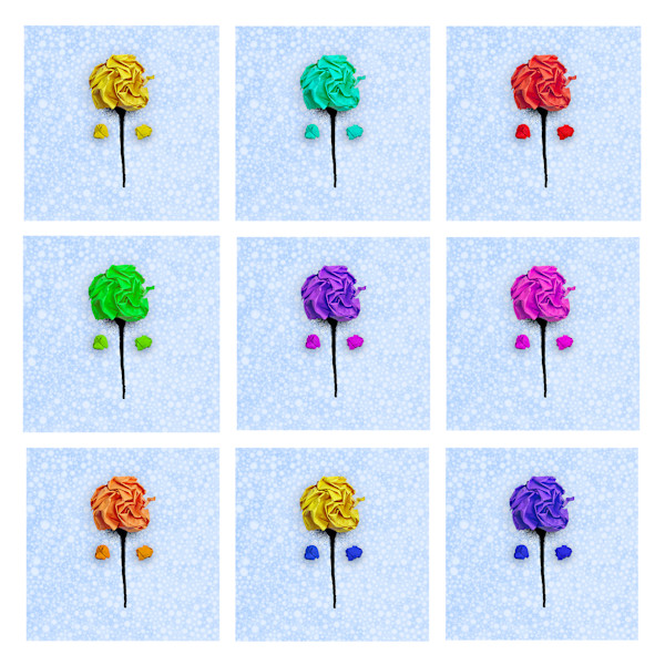 La vie en rose (9 pieces sold separately) by Mahmoud Khaled