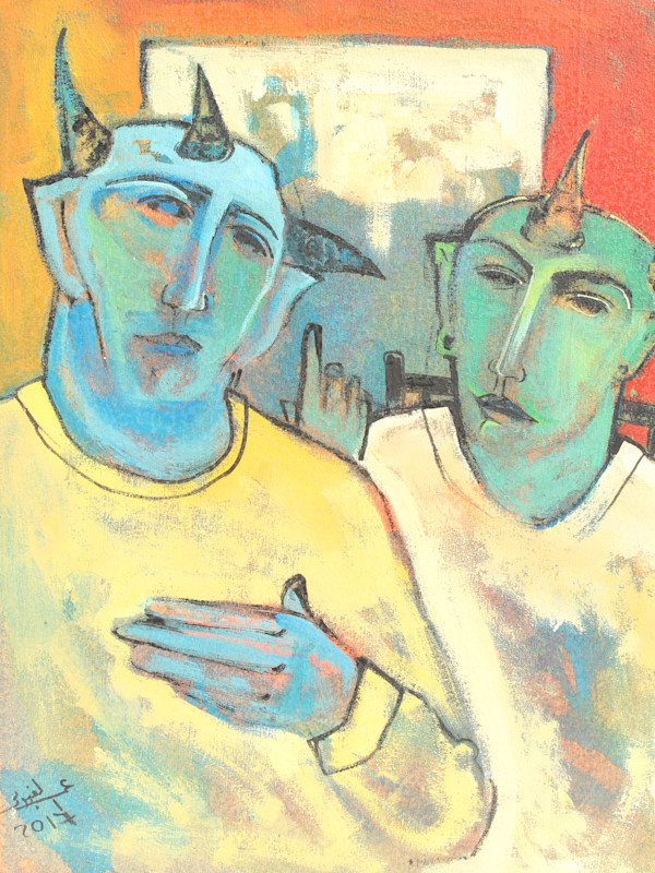 Two devils by Omar El Fayoumi