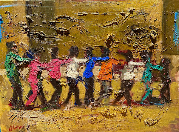 The Children's Queue by Khaled El Samahy