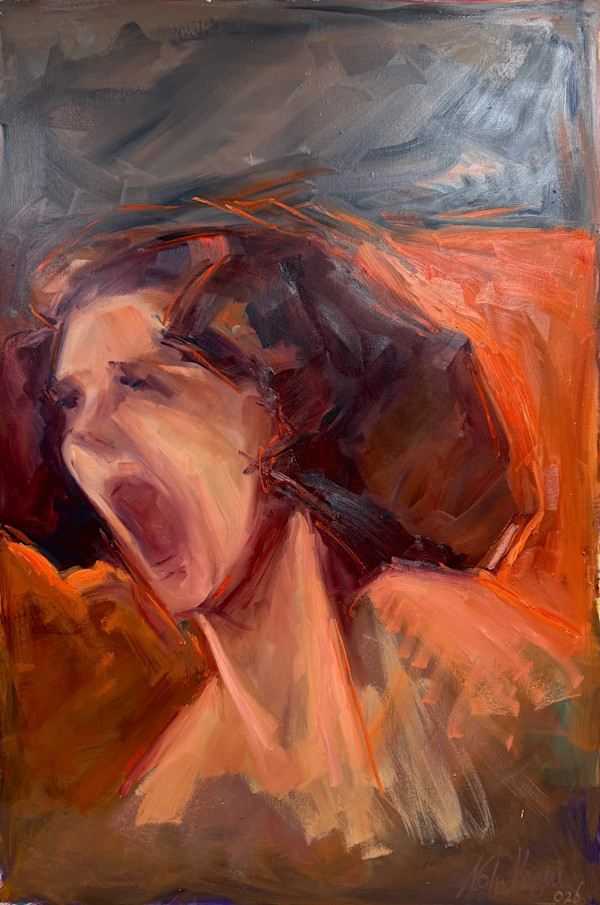 The Scream (Dedictaed to Edvard Munch) by Noha Nagui, Image 1.