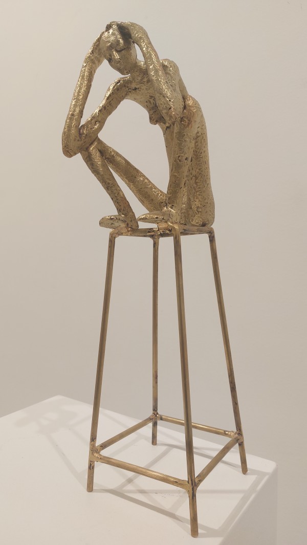 Seated Girl by Neven Nathan