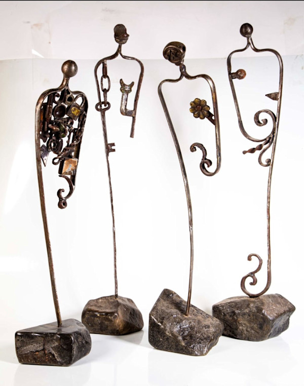 Four men by Walid El Sherbiny