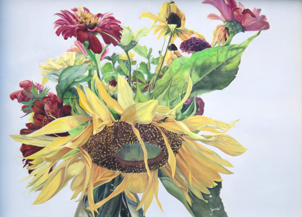 A Sunflower Bouquet for You by Nila Jane Autry