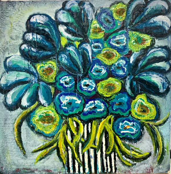 Floral Blues by Emily Anne Scott
