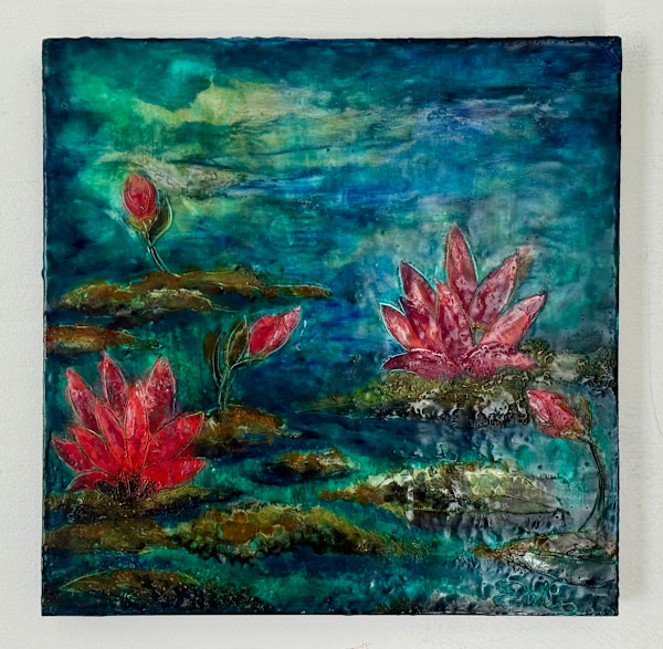 New Blooms Lotus Garden by Emily Anne Scott