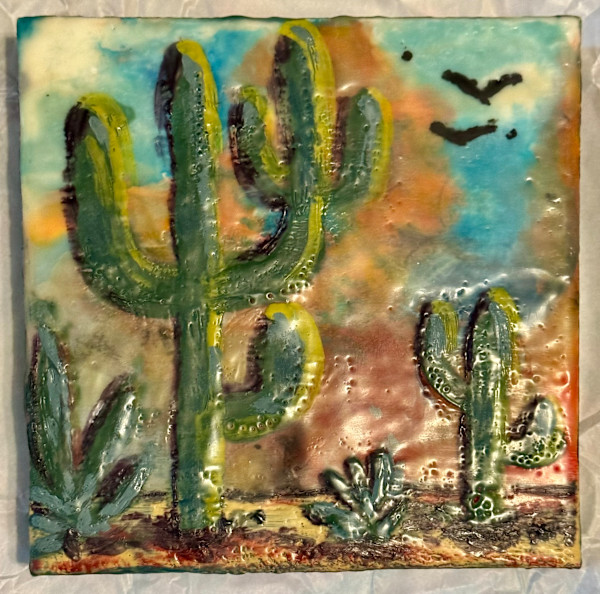 Desert Sunset by Emily Anne Scott
