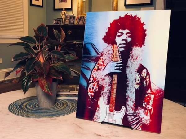 Jimi Hendrix #1 of 4 by Karlana Pedersen