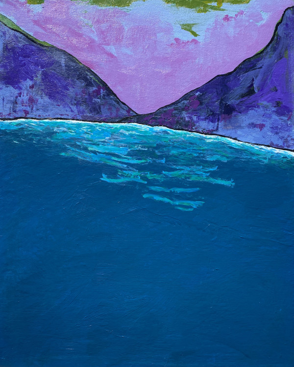 Riviera Seascape by Mary Lonergan Art