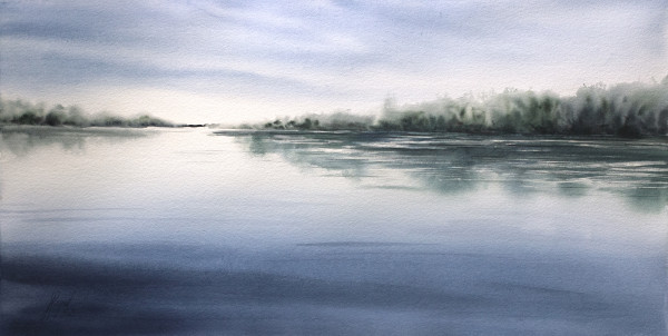 Evening Along the Potomac by Jill Poyerd