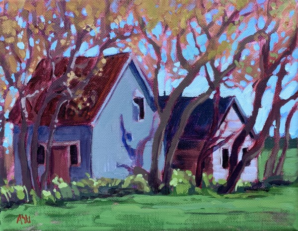 Spring Barns by Angela St Jean