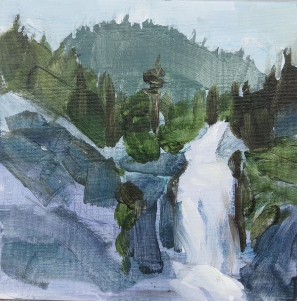 Cassel Falls, Desolation Sound B.C. by Angela St Jean