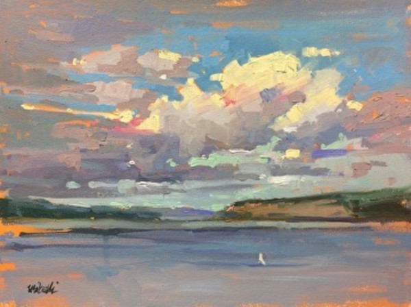 Clouds Over Puget Sound by Michele Usibelli