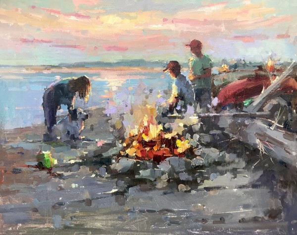 Beach Fires by Michele Usibelli