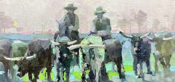 Cattle Drive by Michele Usibelli