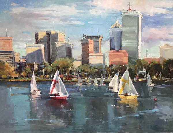 Boston Harbor, Commission by Michele Usibelli
