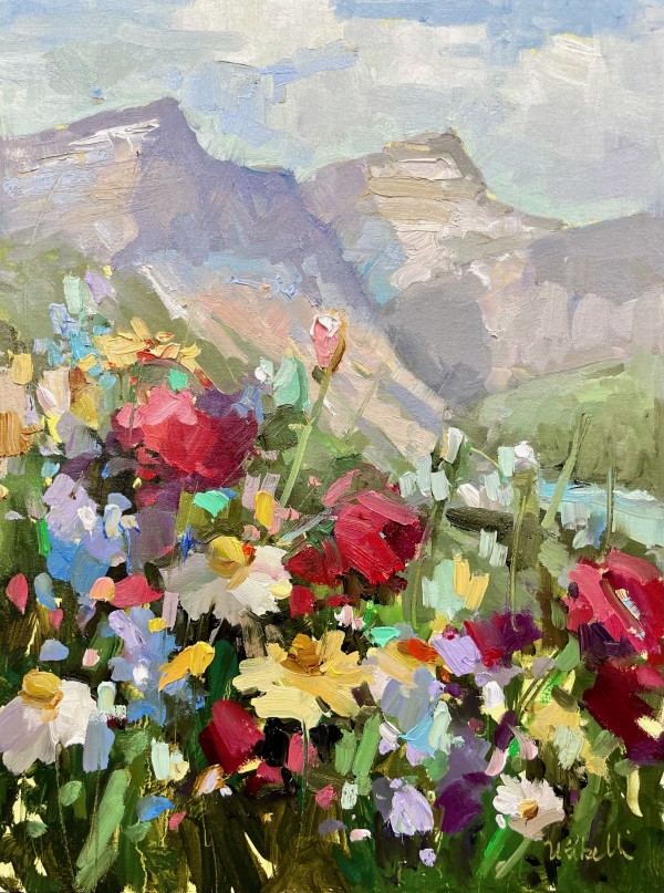Mountain Wildflowers by Michele Usibelli
