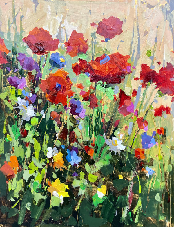 Poppy Field by Michele Usibelli