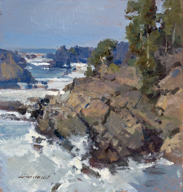 Grey Day Coast by Scott L. Christensen