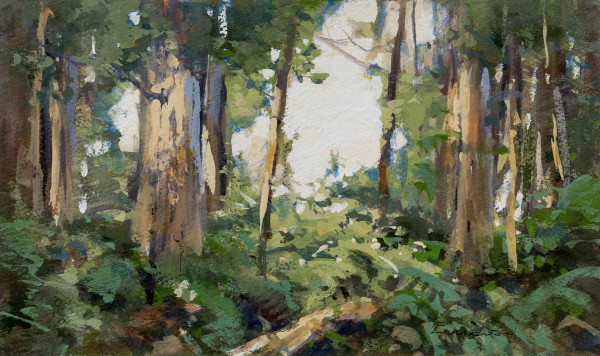 Woods Interior by Scott L. Christensen