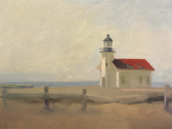 Contemplation for Mood No.1 (Cabrillo Lighthouse) by Curtis Green