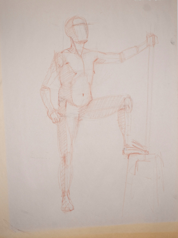 Life Drawing by Curtis Green