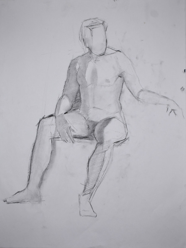 Life Drawing by Curtis Green