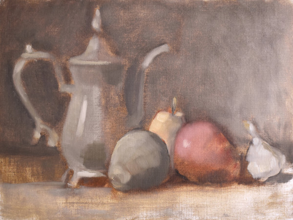 Still Life with Pears by Curtis Green