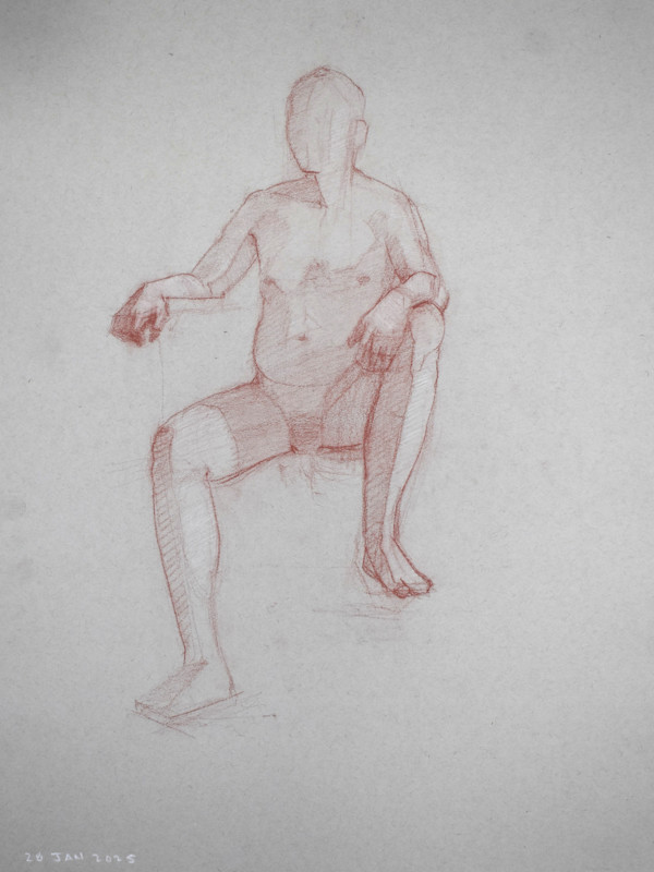 Life Drawing by Curtis Green