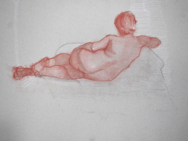 Life Drawing by Curtis Green