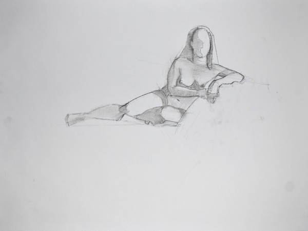 Life Drawing by Curtis Green