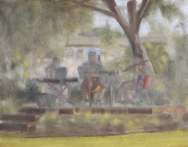 Garden Trio at St. Lukes by Curtis Green