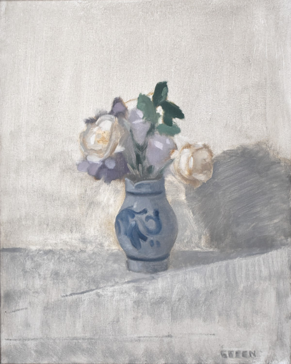 Floral in Grey by Curtis Green