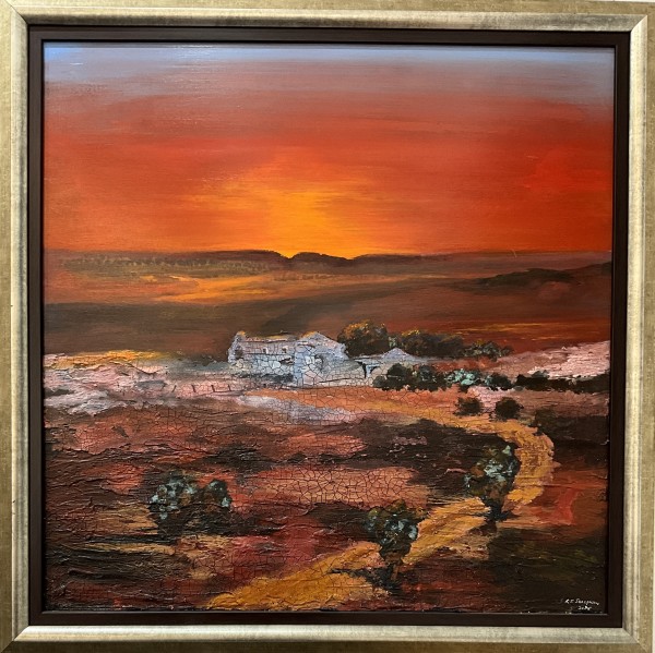 Sunset on Rustic Settlement by Jim Josephsen