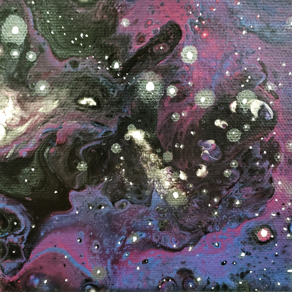 Purple Galaxy by Sonya Sharp