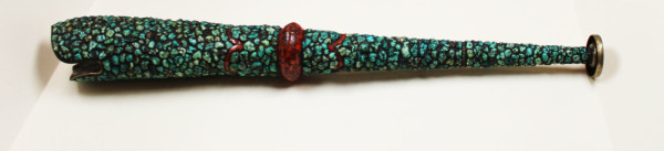 Horn, inlaid stones