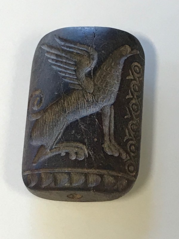 Seal Stone with Griffin Scene