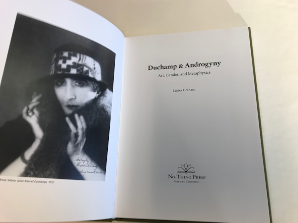 Duchamp & Androgyny: Art, Gender, and Metaphysics Book by Lanier Graham, Image 2.
